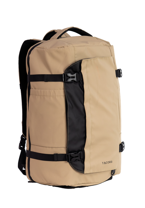 BOLSO/MOCHILA VIAJE BEIGE