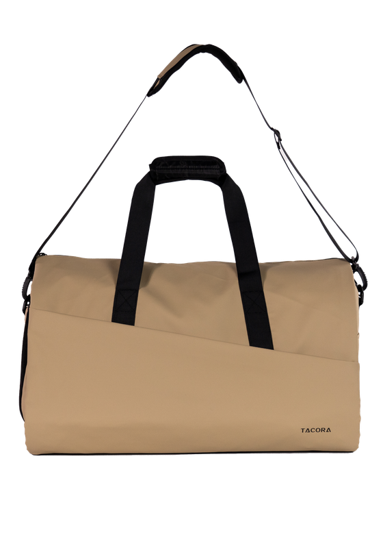 BOLSA PORTATRAJE PLEGABLE BEIGE