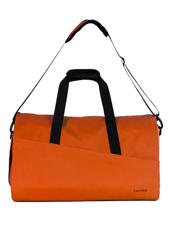 BOLSO PORTATRAJE PLEGABLE NARANJA