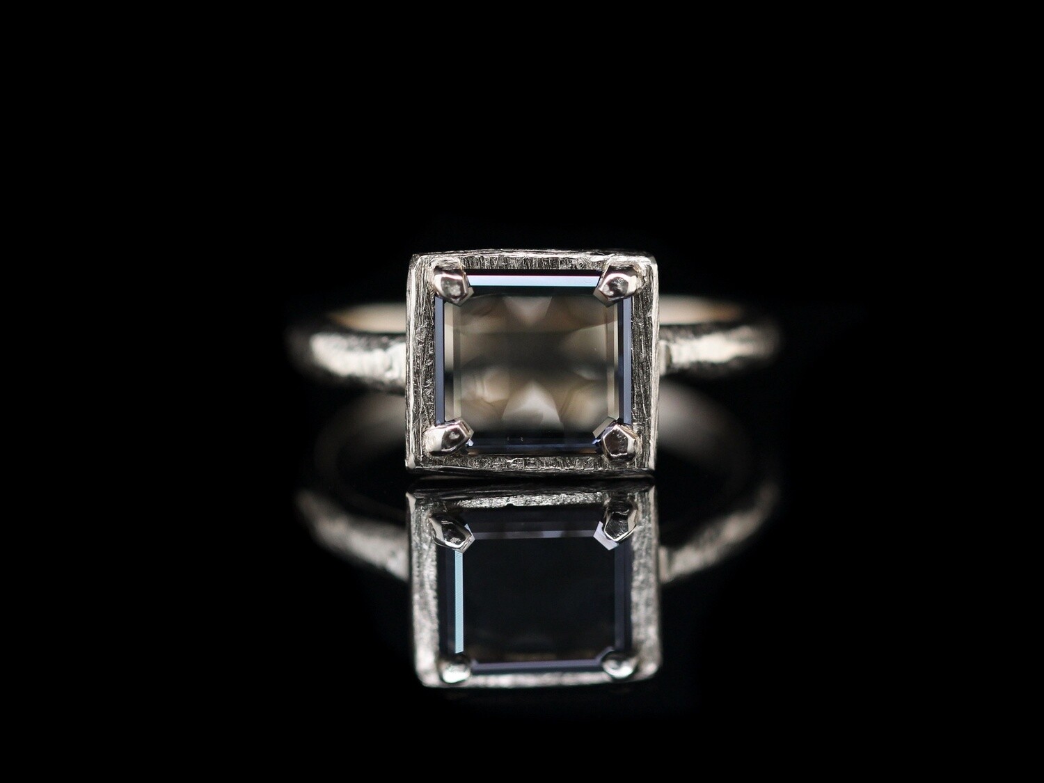 1.36 Portrait Cut Diamond Ring