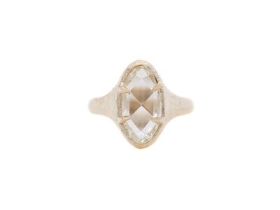 2.12ct Moval Rose Cut Diamond Ring