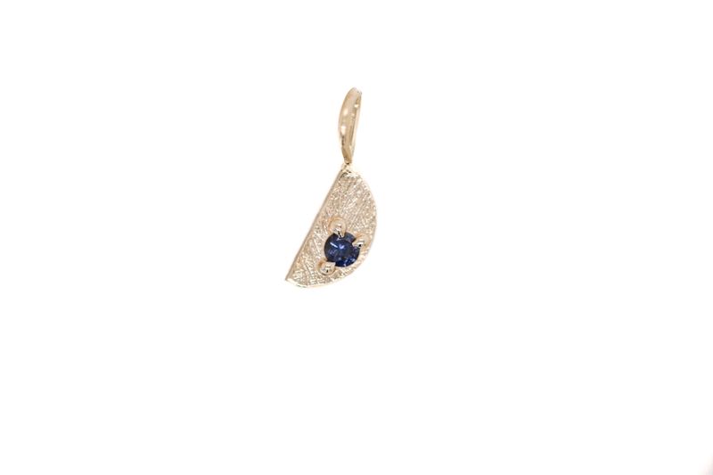 Purple Sapphire Mini Charm 1
