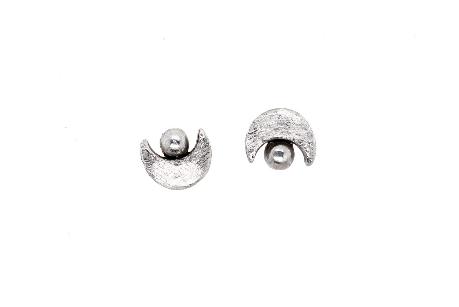 Silver Cheeky Studs