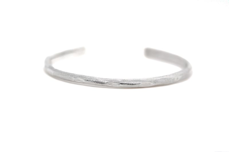 Silver Carved Cuff