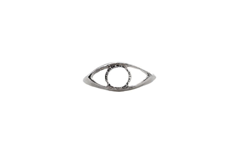 Silver Eye Ring 2