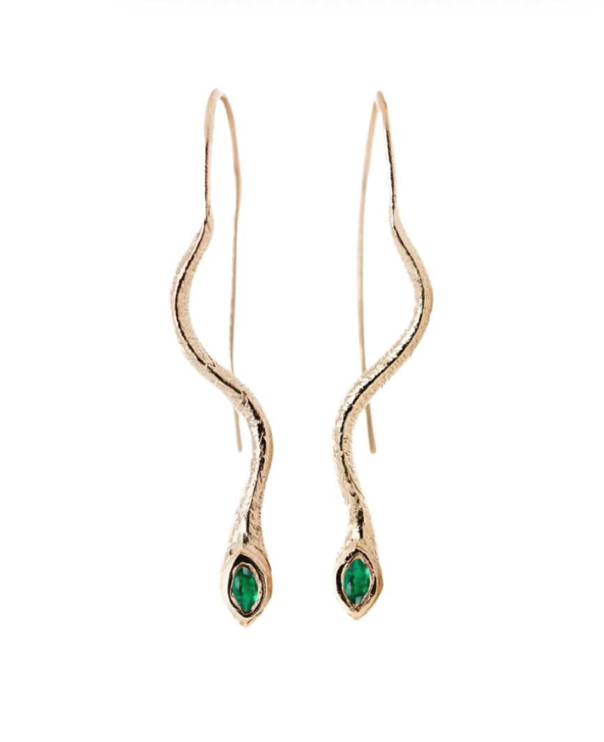 Emerald Deslizarse Earrings