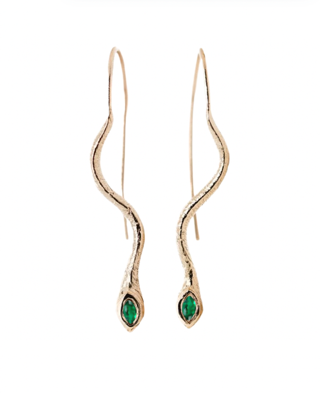 Emerald Deslizarse Earrings