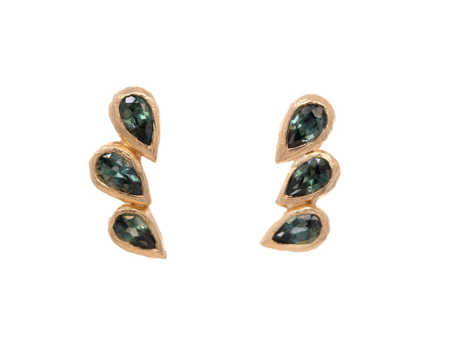 Forestlight Sapphire Earrings
