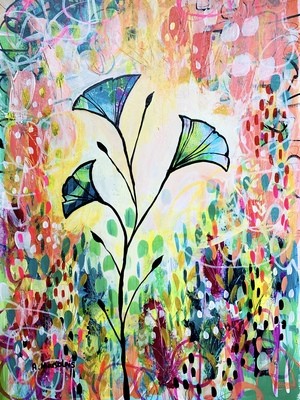 Ginkgo - Original painting on paper (11.6 Ginkgo - Original painting on paper (11.6