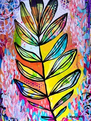 Femton - Original painting on paper (8.1 Femton - Original painting on paper (8.1