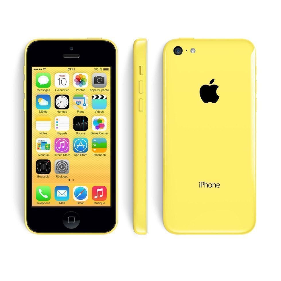 iPhone 5C 8 GO JAUNE Débloqué