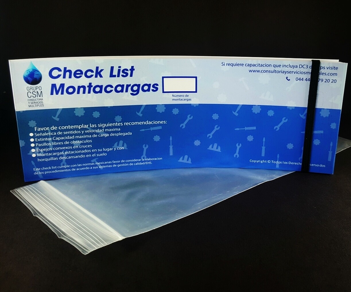 Libro Check List Montacargas
