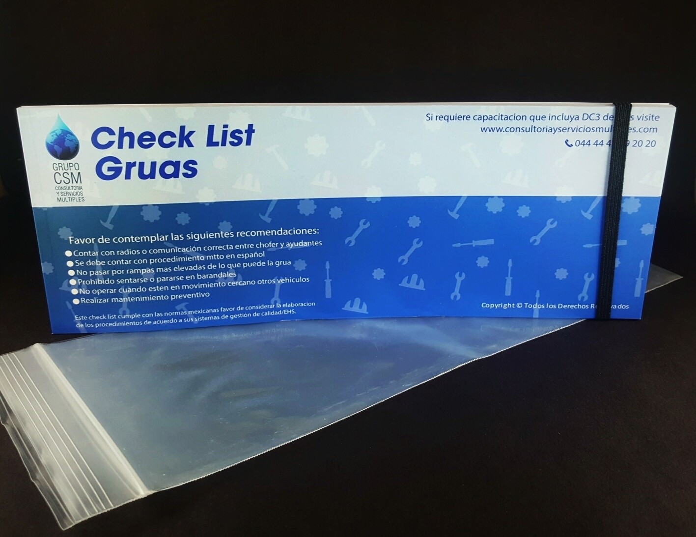 Libro Check List Grúas y plataformas