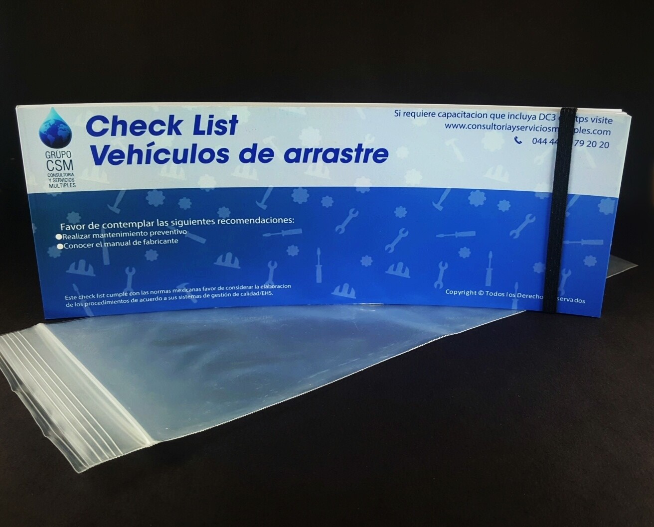 Libro Check List Vehículos de arrastre