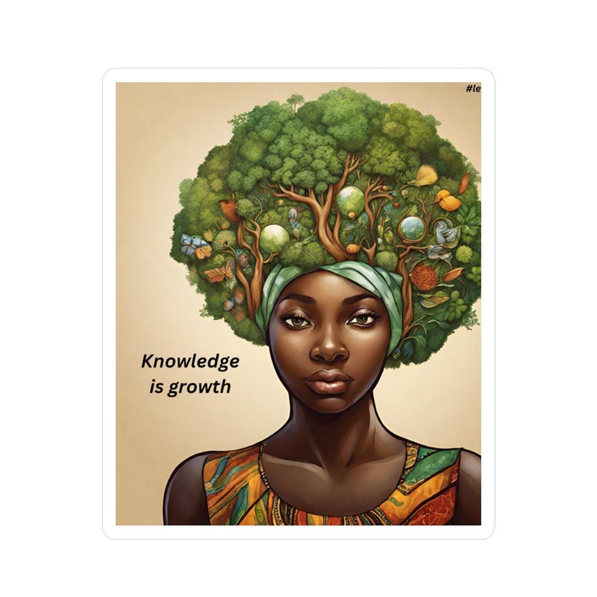 Sticker - Knowledge is growth 