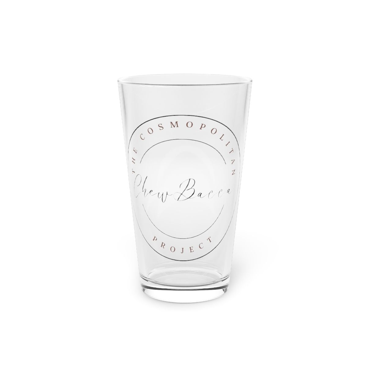 The Cosmopolitan Project Logo DRINKING GLASS - Pint Glass, 16oz