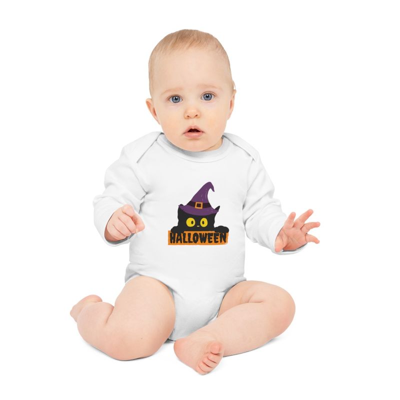 Halloween  Cosmo Baby Long-Sleeve Organic Bodysuit