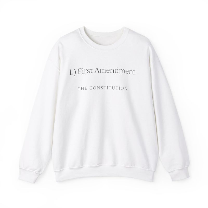 1st Amendment W/ Bill of Rights - Unisex Heavy Blend™ Crewneck Sweatshirt