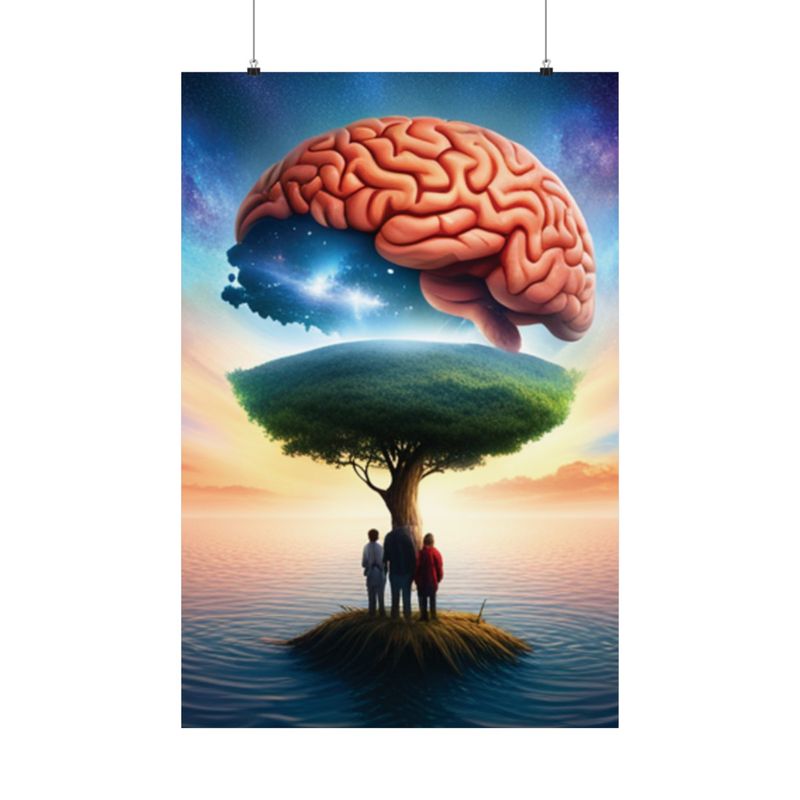 Matte Vertical Posters - AI GENERATED KNOWLEDGE IS POWER 