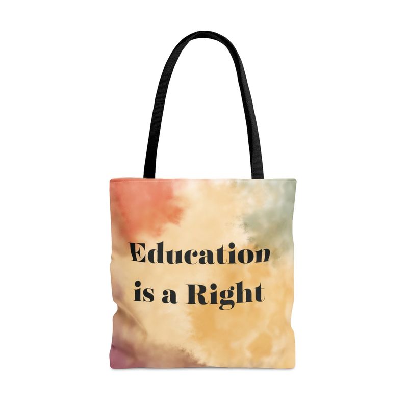 Tote Bag (AOP) - Education is a Right! 