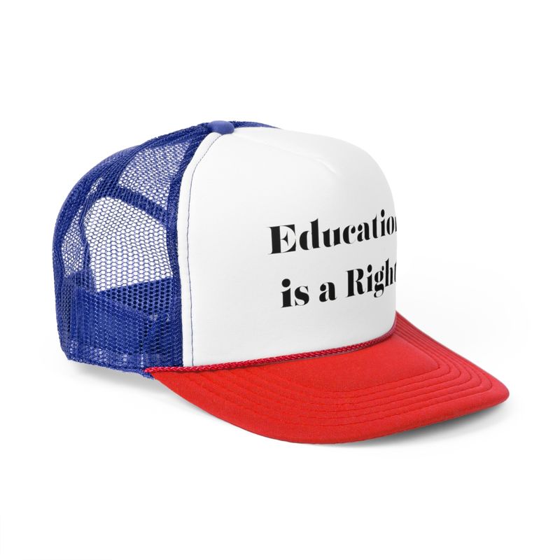 Trucker Caps - American Flag - Education Is A Right 
