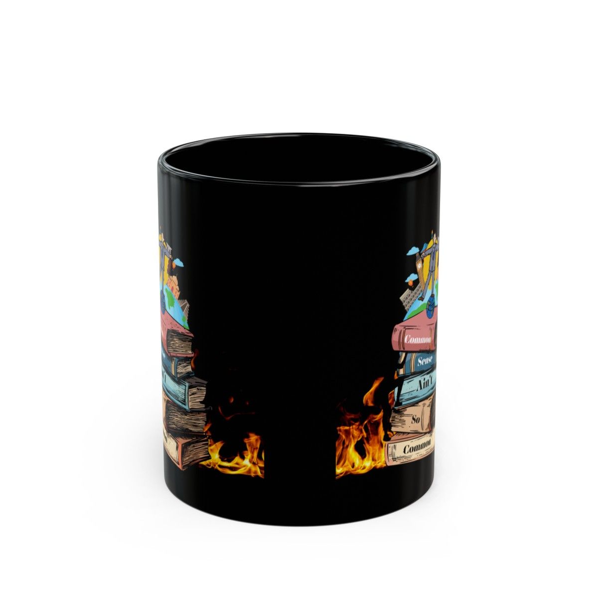 Common Sense Aint SO Common - 11oz Black Mug