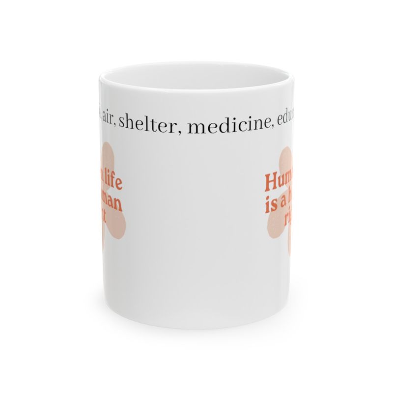 WHAT IS A HUMAN RIGHT? MUG 