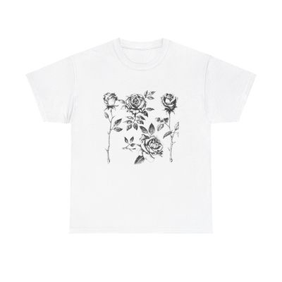 Roses are Red, Self Love is true - Unisex Heavy Cotton Tee