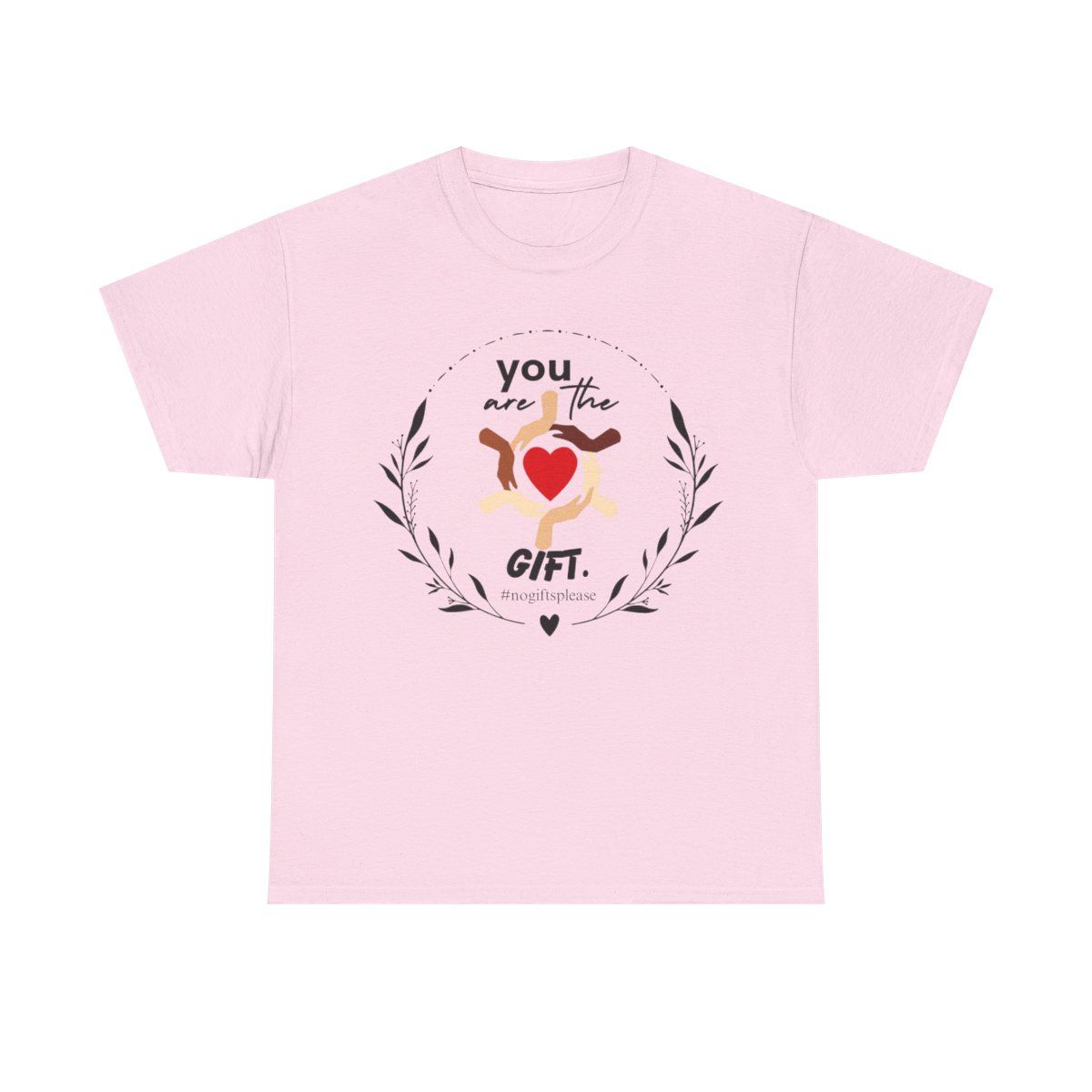 Unisex Heavy Cotton Tee Unisex Heavy Cotton Tee, Colors: Light Pink, Sizes: L