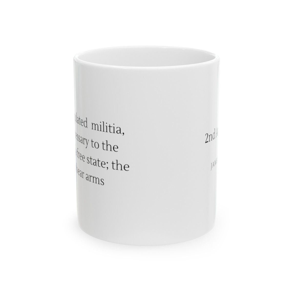 2nd Amendment - Ceramic Mug 11oz, Size: 11oz