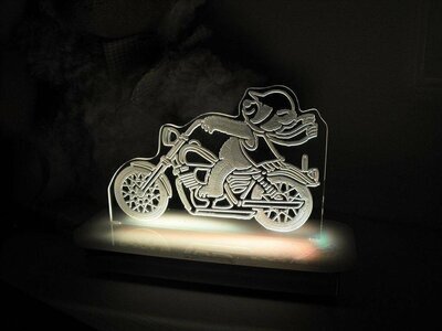 Ted the Biker Teddy Bear Night Light