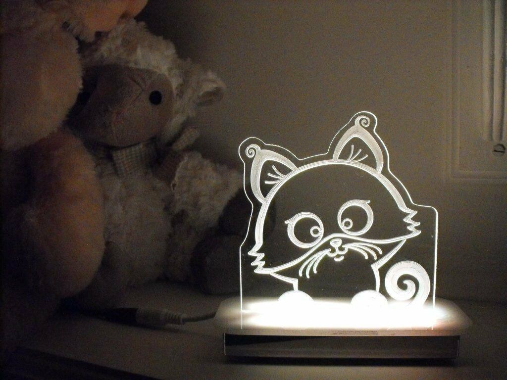 Kitten Paws Night Light
