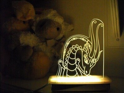 Jewel the Dragon Night Light