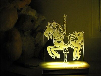 Gallop the Carousal Horse Night Light