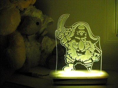 Captain PegLeg the Pirate Night Light