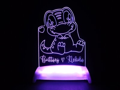 Dinosaur Love Night Light