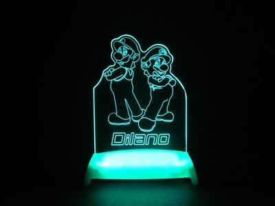 Mario and Luigi Night Light