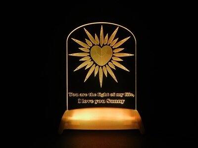 Sunny Heart Night Light