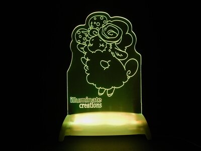 Prim the Queen Sheep Night Light
