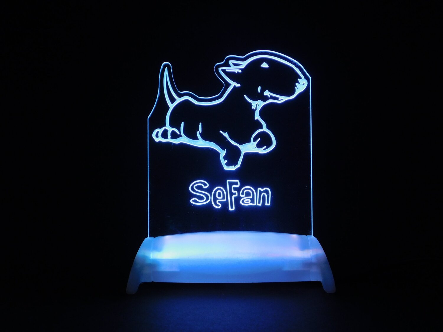 Sefan&#39;s Puppy Bull Terrier Night Light