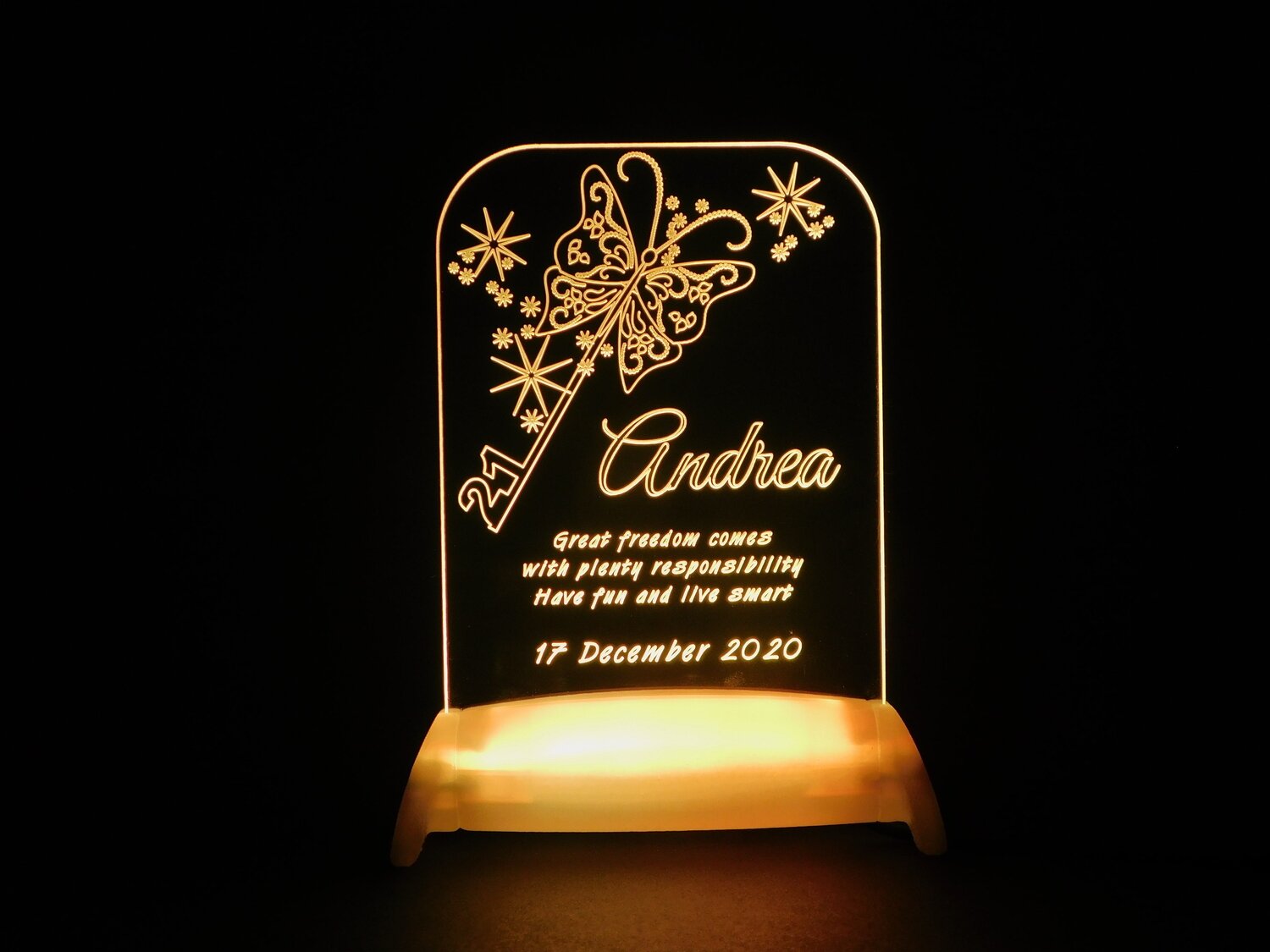 Star Butterfly 21st Key Night Light