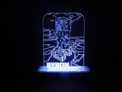 MineCraft Tower Night Light
