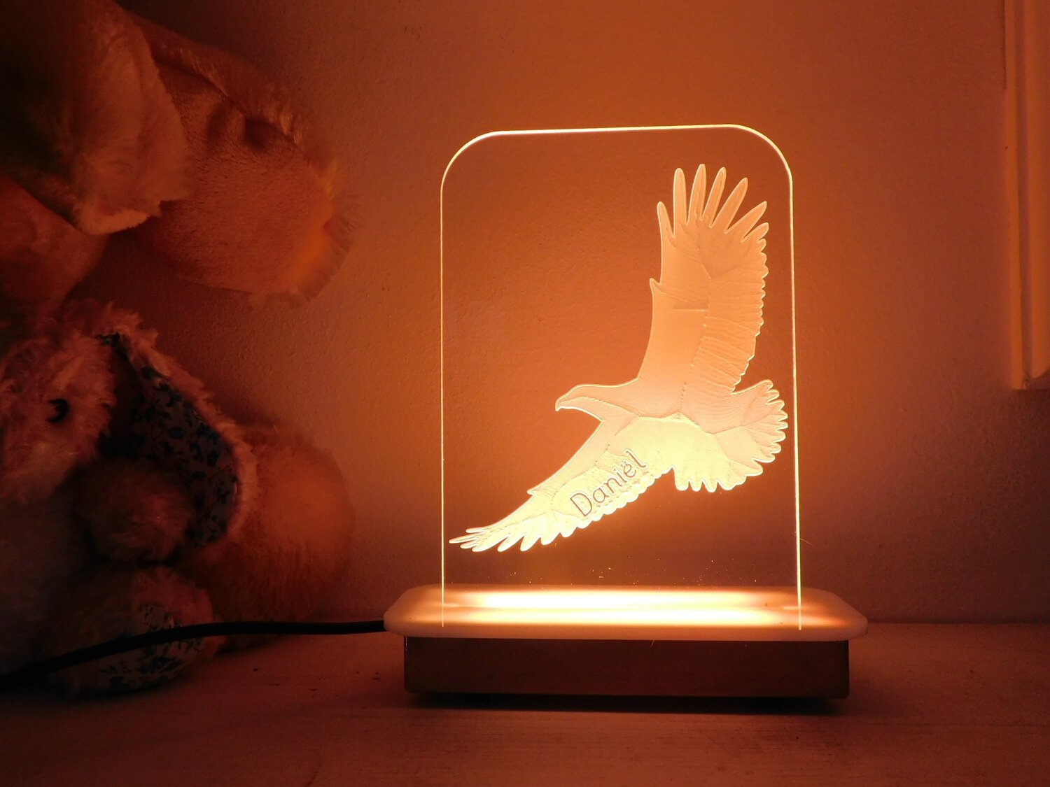 Eagle Silhouette Night Light