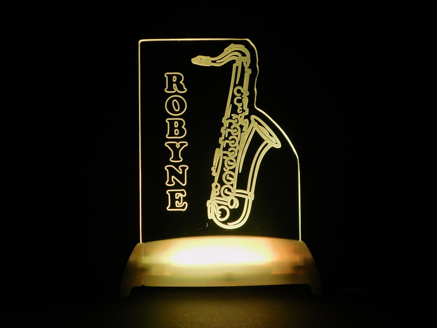 Saxophone Night Light