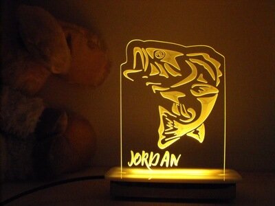 Beautiful Designer Fish Night Light