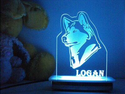 Luke the Husky Dog Night Light