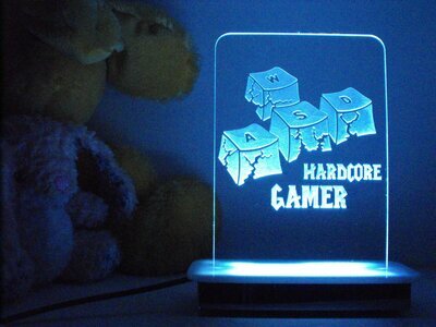 Hardcore Gamer Night Light