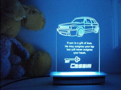 VW Golf One 21st Key Night Light