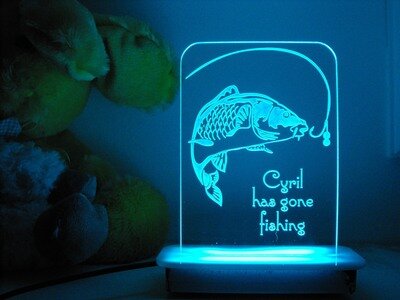Gone Fishing Night Light
