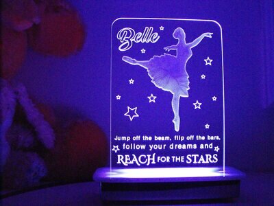 Reach the Stars Ballerina Night Light